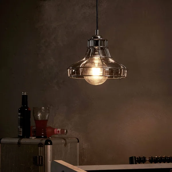 Versanora Illusione Metal Chrome Cage Finish Pendant Lamp