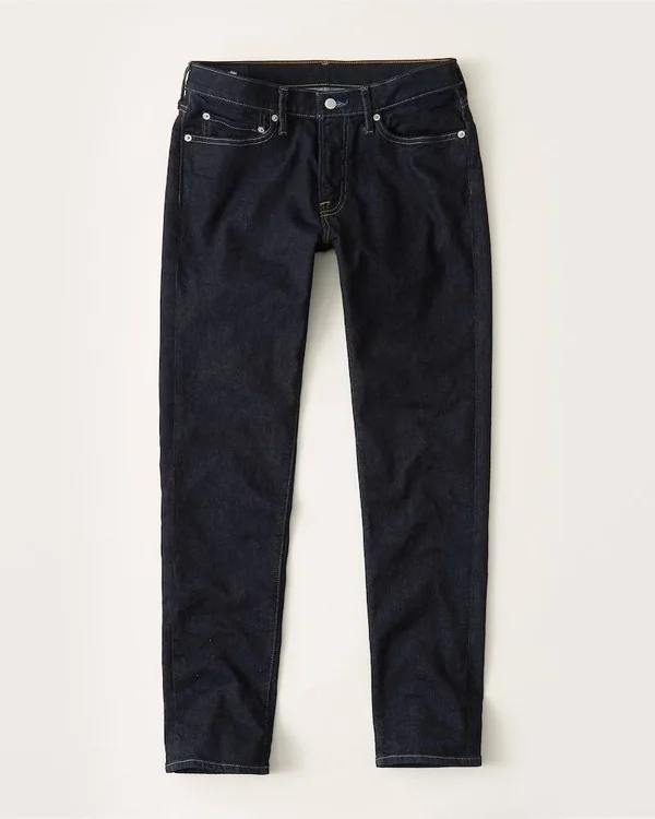 Men's Athletic Skinny Jeans in Dark Rinse - Size 28 x 32, Abercrombie & Fitch