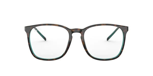 Ray Ban RX5387 Eyeglasses - 5974 Top Brown Oh Havana Green Tras