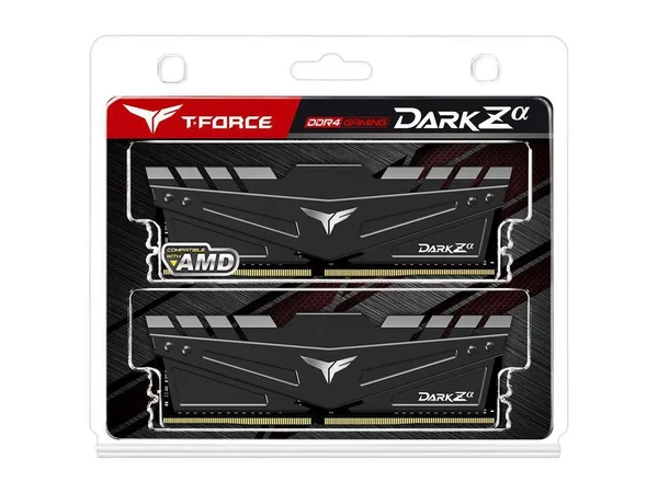 Team TDZAD416G4000HC18JDC T-Force DarkZa 2 x 8GB 288-pin DDR4 SDRAM DDR4 4000 Desktop Memory for AMD Model