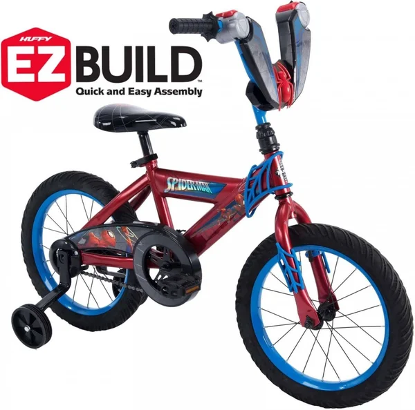 Marvel Spider-Man 16x22 EZ Build Red Bike - by Huffy