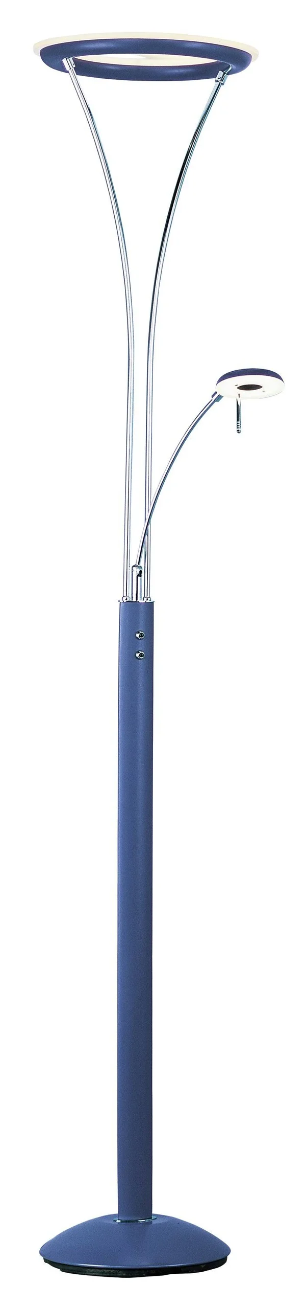 ET2 E41050-PLPC Eco-Task LED Floor Lamp - Platinum, Polished Chrome