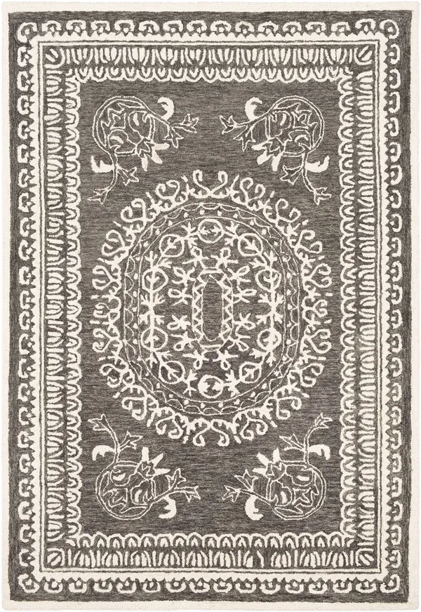 Surya Newcastle NCS-2305 Black Area Rug 8& x 10&
