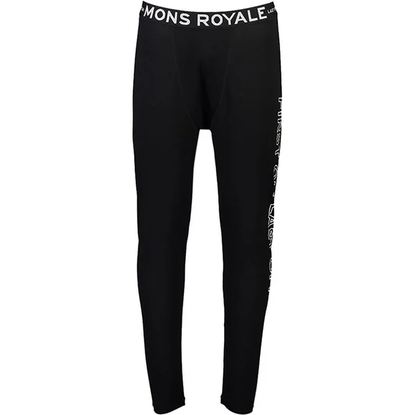 Mons Royale Double Barrel Legging - Men's Black - L