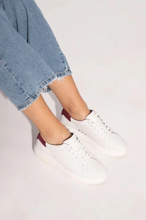 Kate Spade Lift Sneakers - Optic White/Grenache - 8