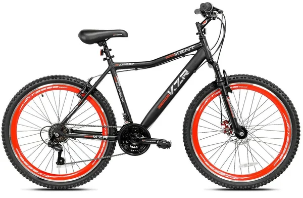 Kent 26x22 Men's, KZR Mountain Bike, Black/Red