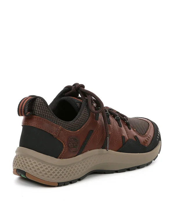 Timberland Flyroam Trail Low Leather/Mesh 8 Men's Dark Brown
