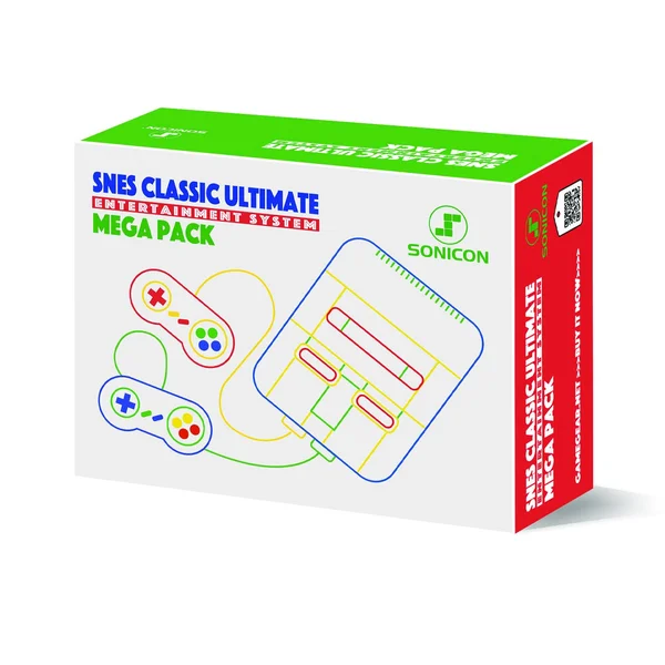 Nintendo Super NES & NES Classic Edition Ultimate Remake, Full Collection of NES, Snes, Famicom, Super Famicom 2560 Games, 2
