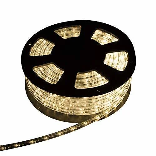 Ainfox LED Rope Light - 150ft 1620 LEDs Indoor Outdoor Waterproof LED Strip Lights Decorative Lighting (warm White)