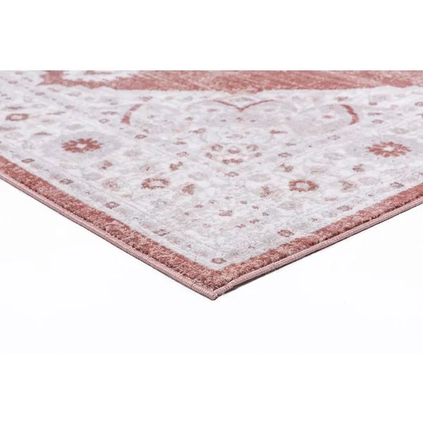 Trendy Collection Rose Transitional Polyester Area Rug - 5'2'' x 7'5''