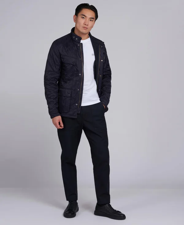 Barbour International Ariel Polarquilt Jacket, Navy