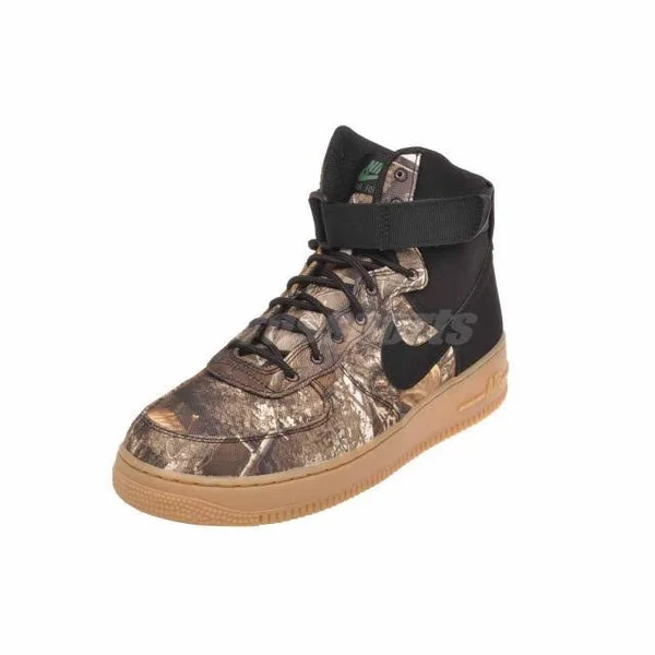 Nike Air Force 1 High LV8 Shoes Black Size 7.5