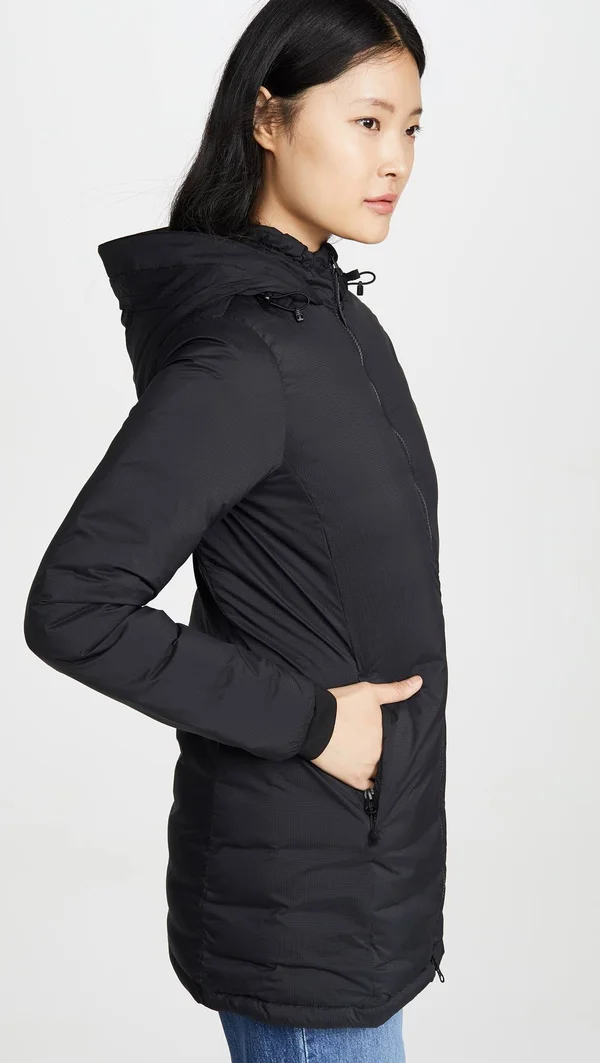 Canada Goose Women's Camp Hooded Jacket Matte Finish - Black, 2XS